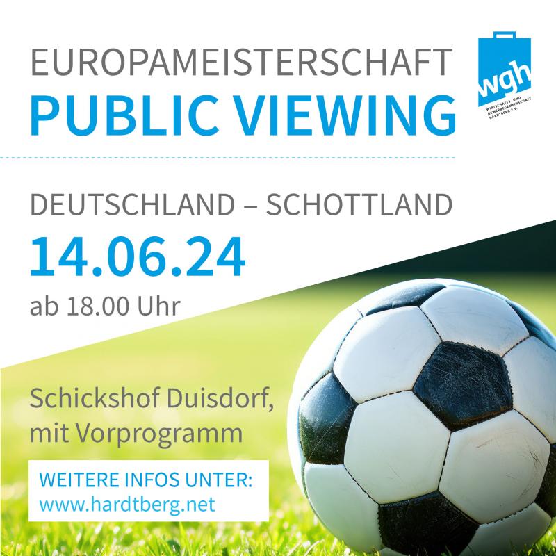 Public Viewing zur EM