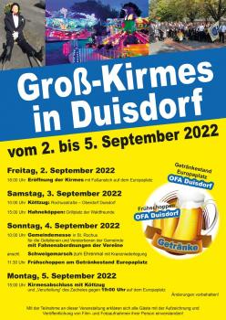 Duisdorfer Herbstkirmes 2022